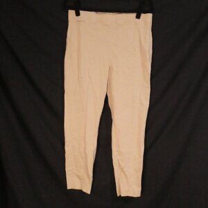 CROFT & BARROW | size 14 | Elegant Beige Straight Leg Ankle Pants